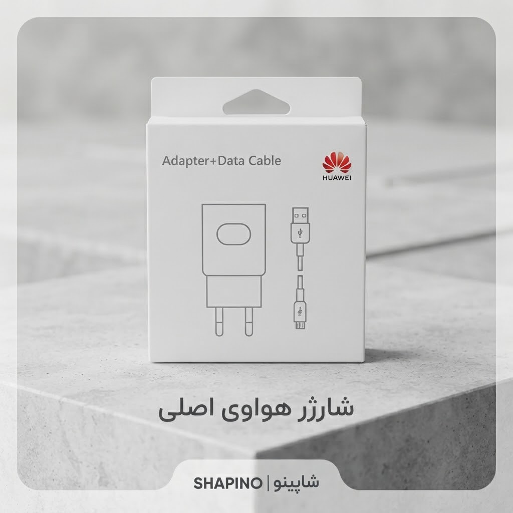 شارژر دیواری و کابل هوآوی مدل Adapter + Data Cable