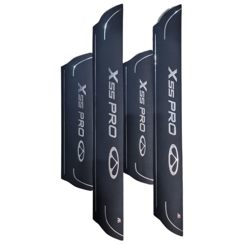 برچسب پارکابی خودرو امیران اسپرت طرح چرم کد 2025049 مناسب برای X55 PRO مجموعه 4 عددی
