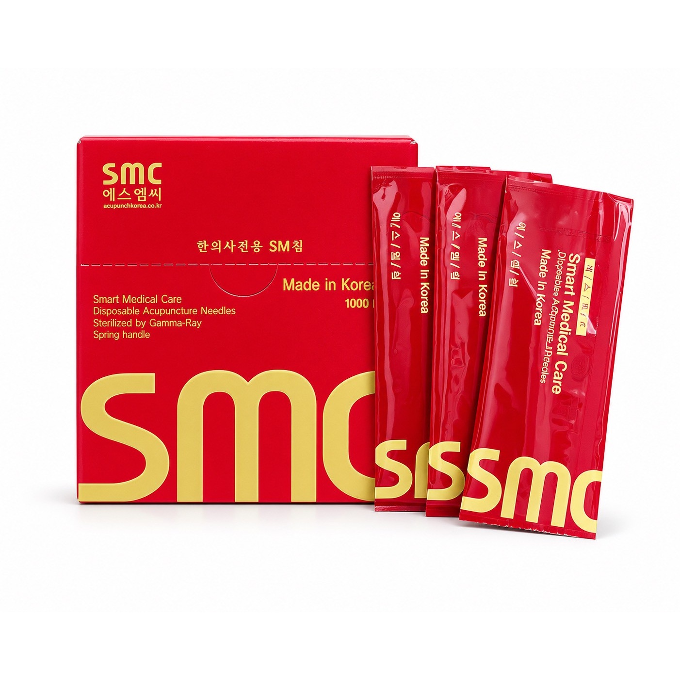 سوزن طب سوزنی 25 0٫25 SMC (بسته استریل شده ده عدد سوزن همراه با گاید)