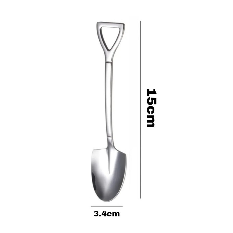 قاشق بستنی خوری مدل shovel بسته 6 عددیجدید