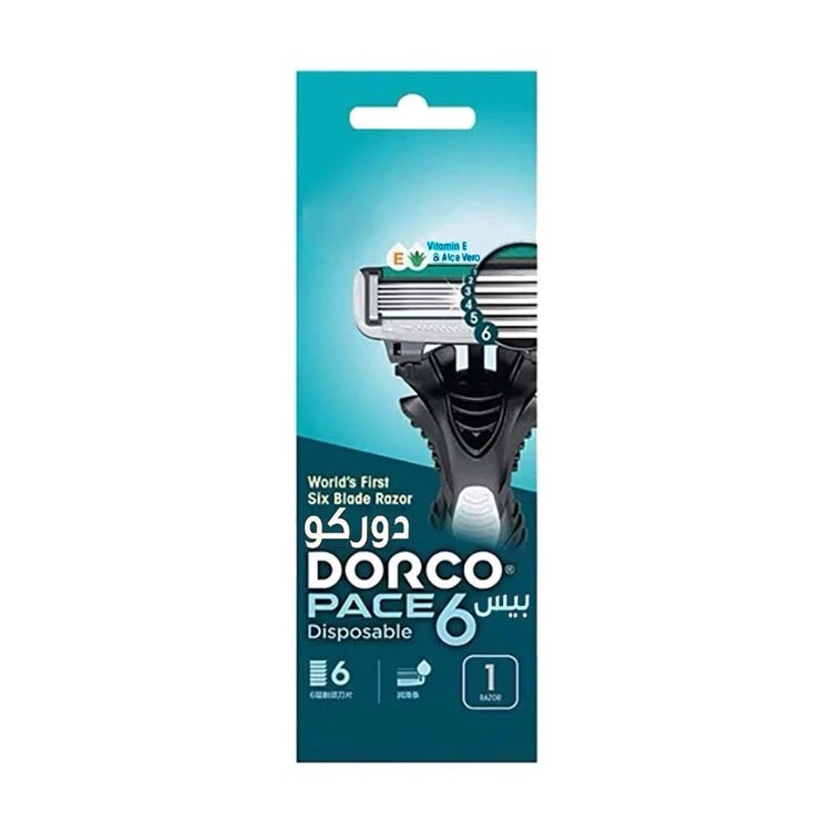 تیغ اصلاح دورکو مدل PACE 6 بسته دوتاییجدید