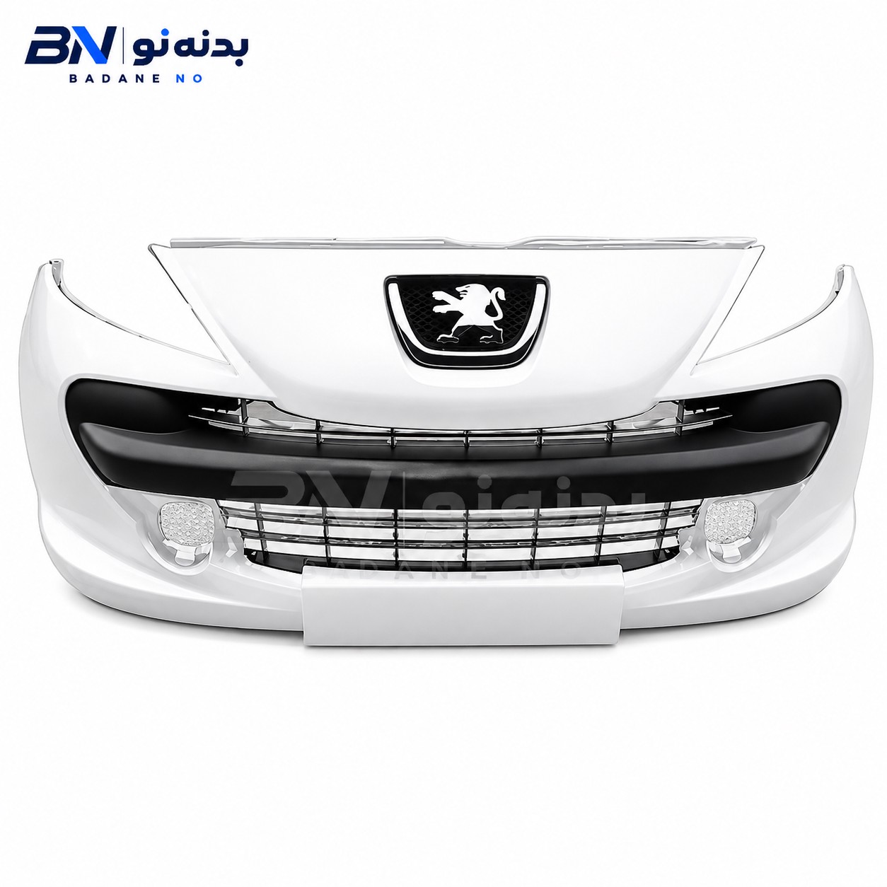 سپر جلو پژو 207 سفید کروز پلاس