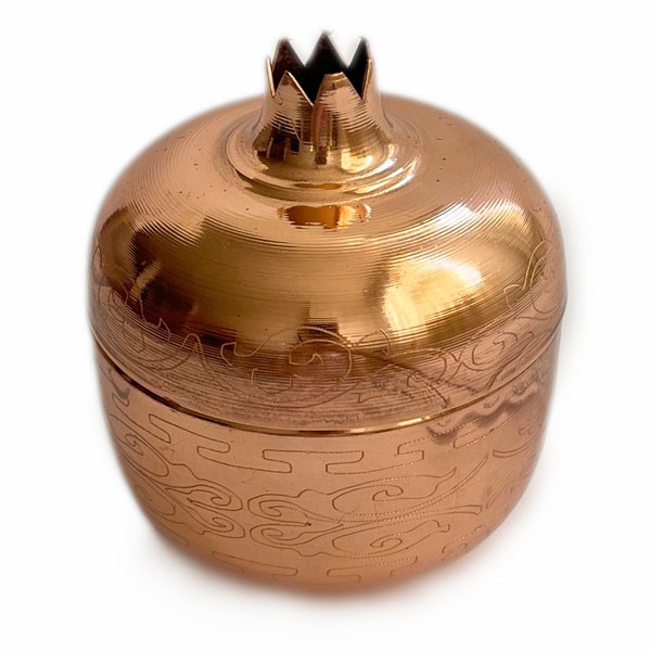 قندان مسی مدل لیزری کد ZH338.3 صبا مس زنجان