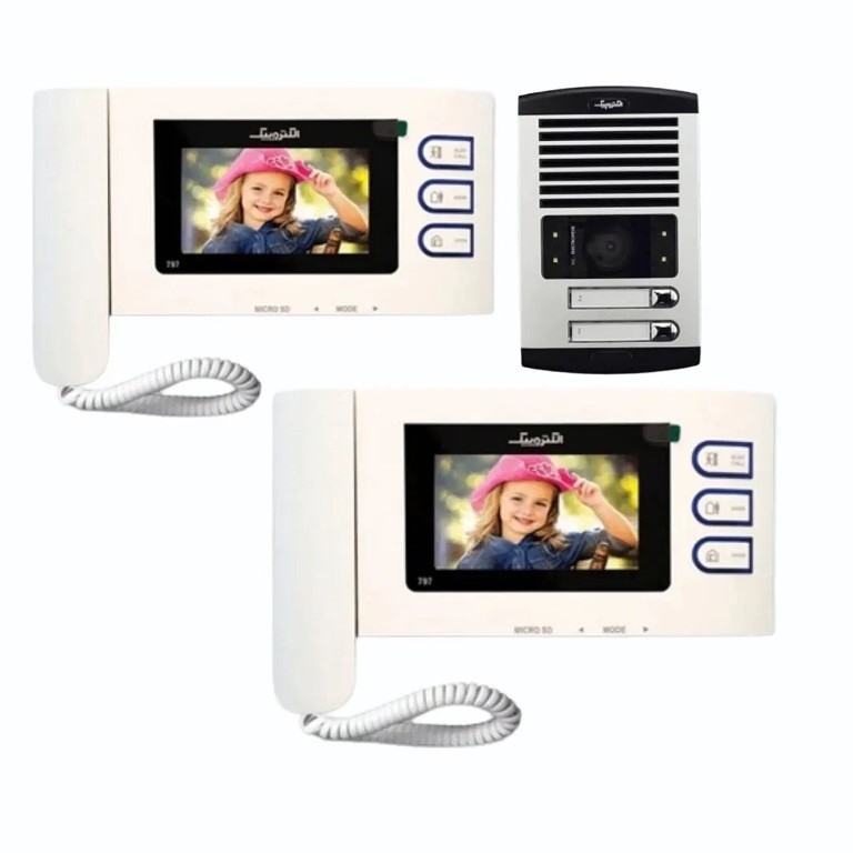 دربازکن تصویری الکتروپیک مدل FD10862797x2-white