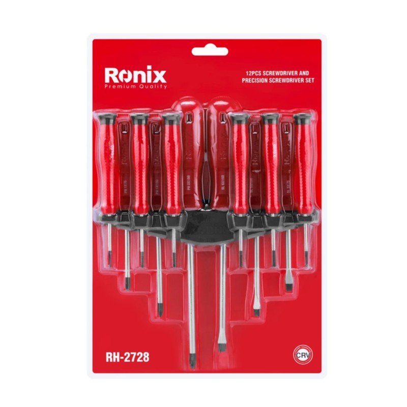 پیچ گوشتی رونیکس کد 2728 بسته 12 عددیجدید