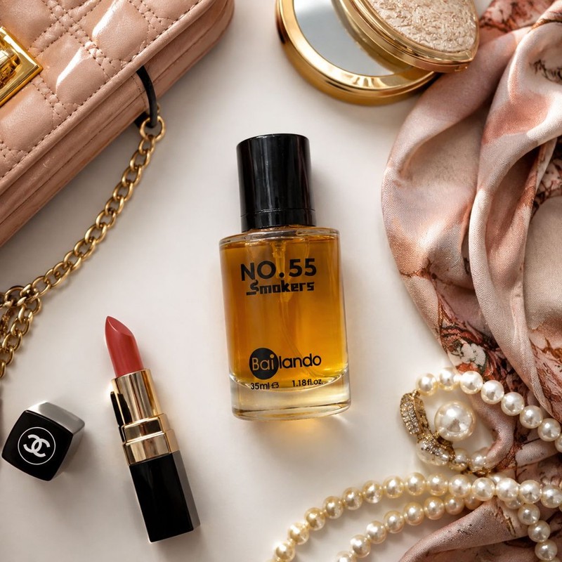 عطر جیبی زنانه بایلندو مدل NO.55 Smokers با رایحه گرم و شیرین حجم 35 میلی لیترجدید