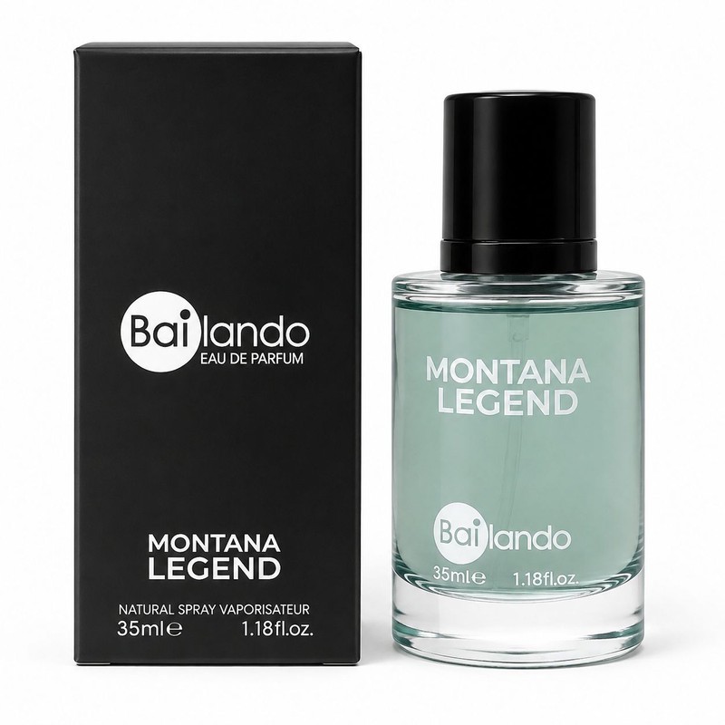 عطر جیبی مردانه بایلندو مدل Montana Legend با رایحه خنک و معطر حجم 35 میلی لیترجدید