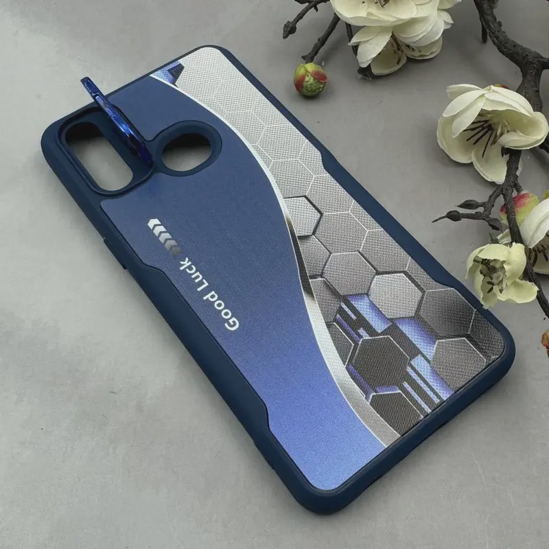 قاب گوشی Galaxy A10S سامسونگ اورجینال نیوزون GOOD LUCK اسپرت CASE PRO لنز استندشو سرمه ای کد 115691