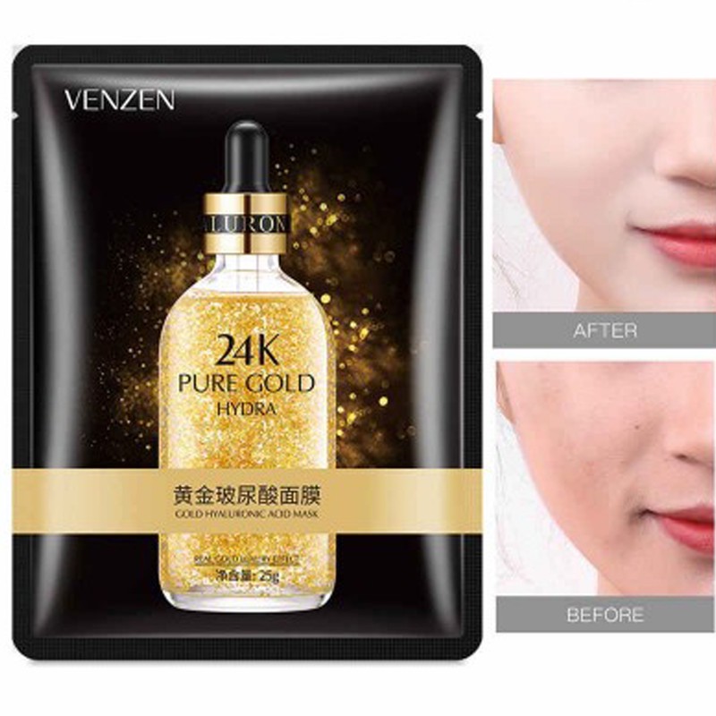 ماسک صورت ونزن مدل طلای خالص وزن 25 گرم