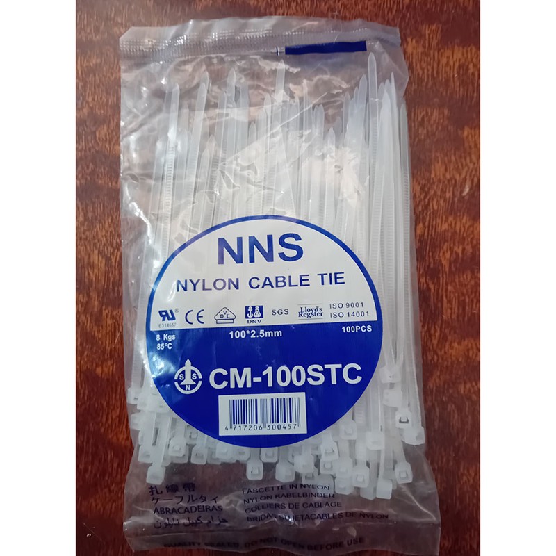 بست کمربندی مدل 100X2.5mm بسته 100 عددی