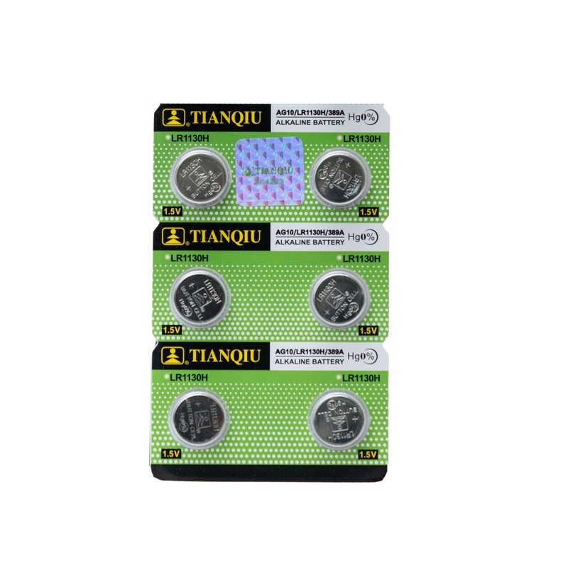 باتری ساعت تیانکیو مدل AG10 LR 1130 H - Original بسته شش عددی