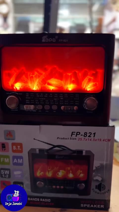 رادیو اسپیکر فپه مدل FP-821 طرح شومینهجدید