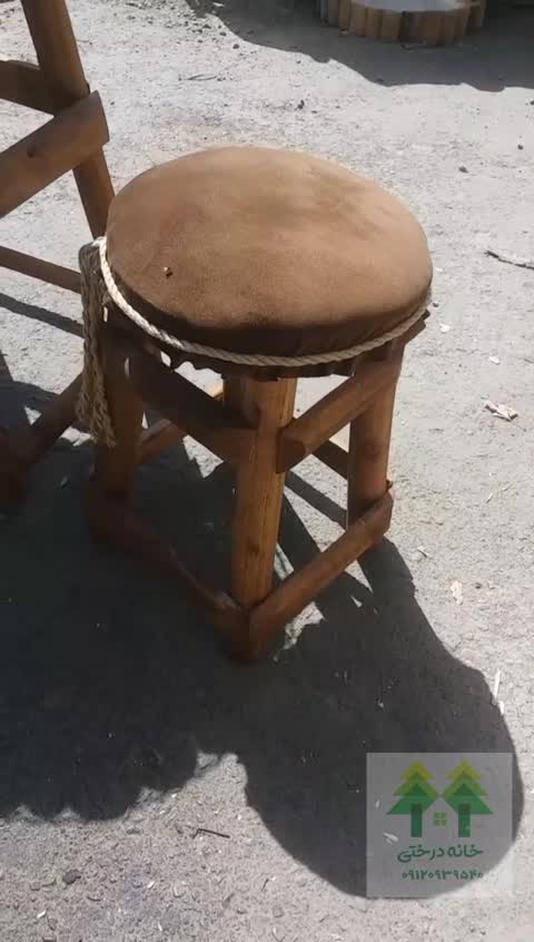 میز ناهارخوری چوبی سنتی میز غذاخوری روستیک جنگلی نهارخوری درختی جدید کمجا کافه ای ارسال بصورت پسکرایه