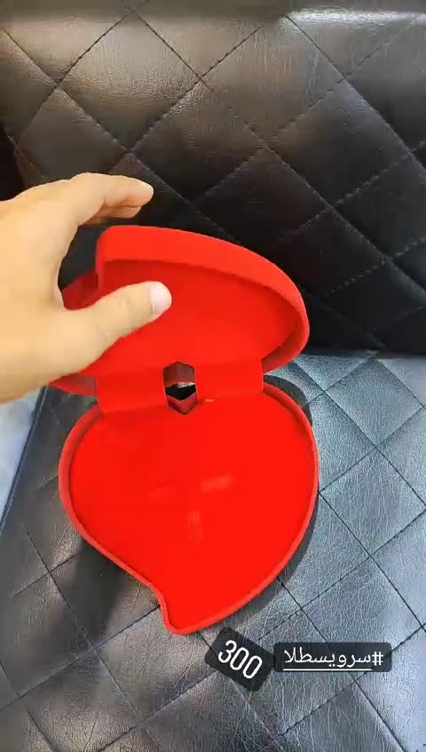 جعبه سرویس طلا قلبی