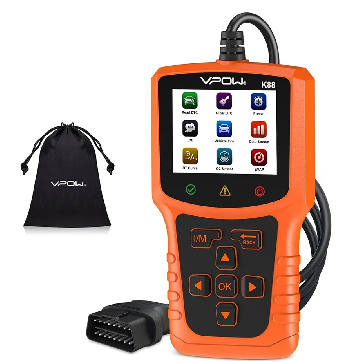 دستگاه دیاگ کدخوان خودرو با OBD2 - EOBD برند VPOW