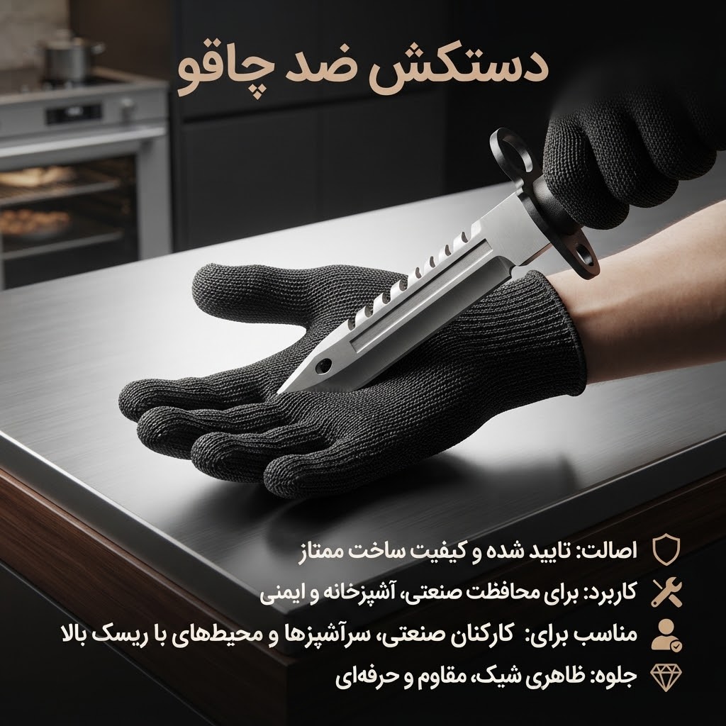 دستکش ضدچاقوجدید