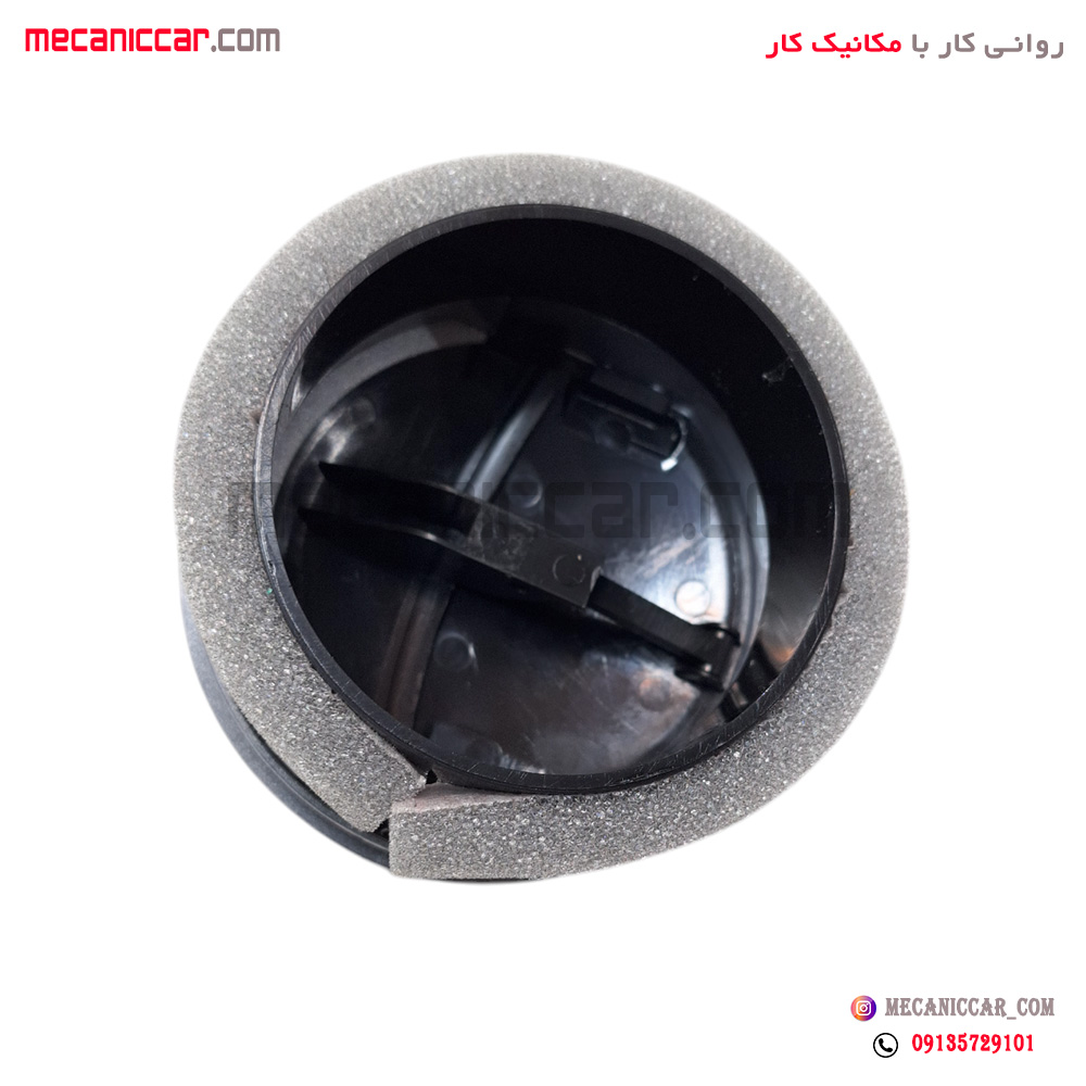 دریچه هواکش کولر و بخاری داشبورد دور نقره ای رانا کروز