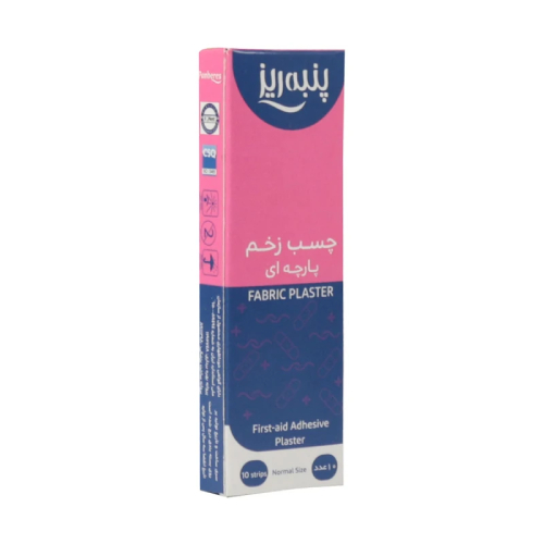 چسب زخم پارچه ای مدل Fabric بسته 10 عددی پنبه ریز
