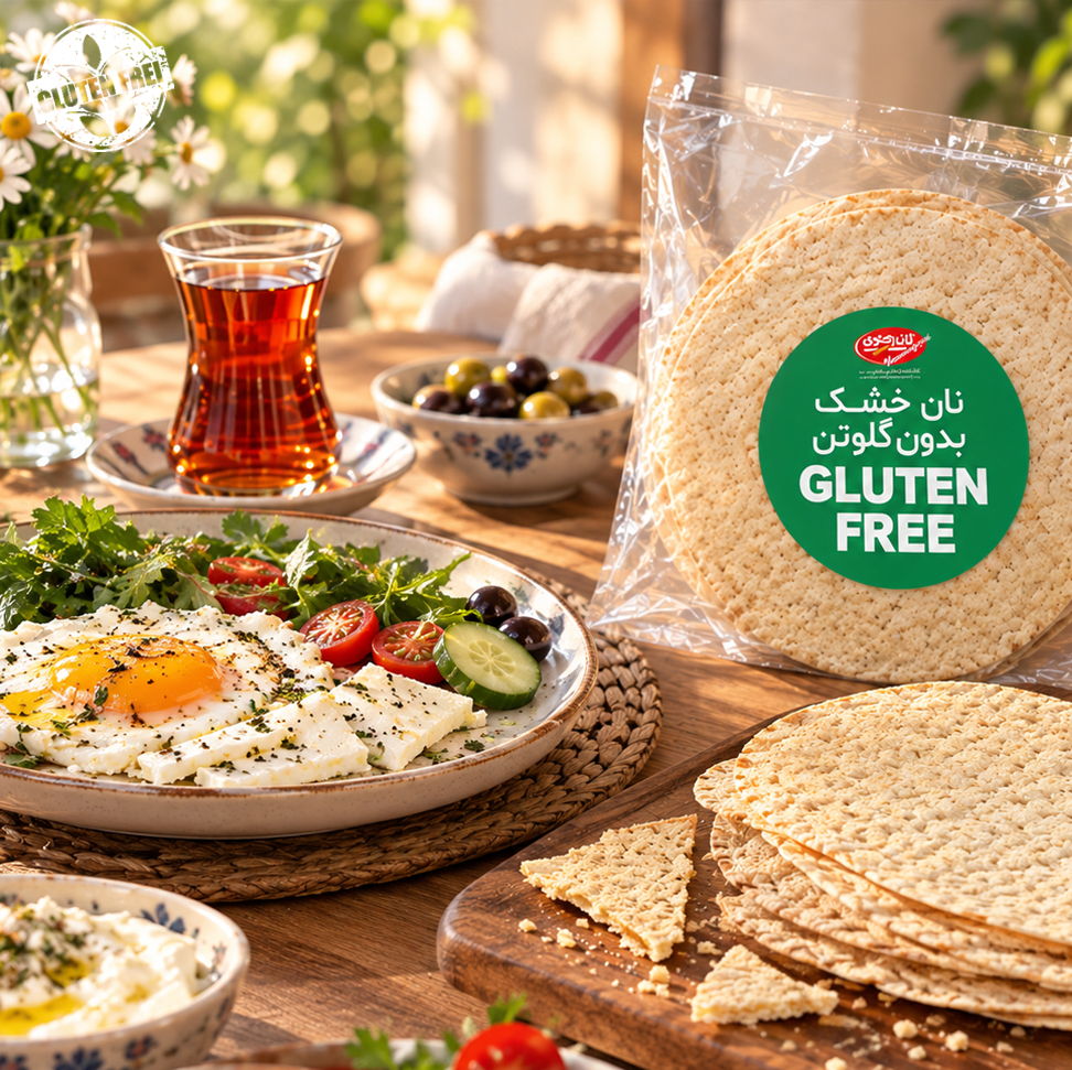نان خشک بدون گلوتن-نان رضوی