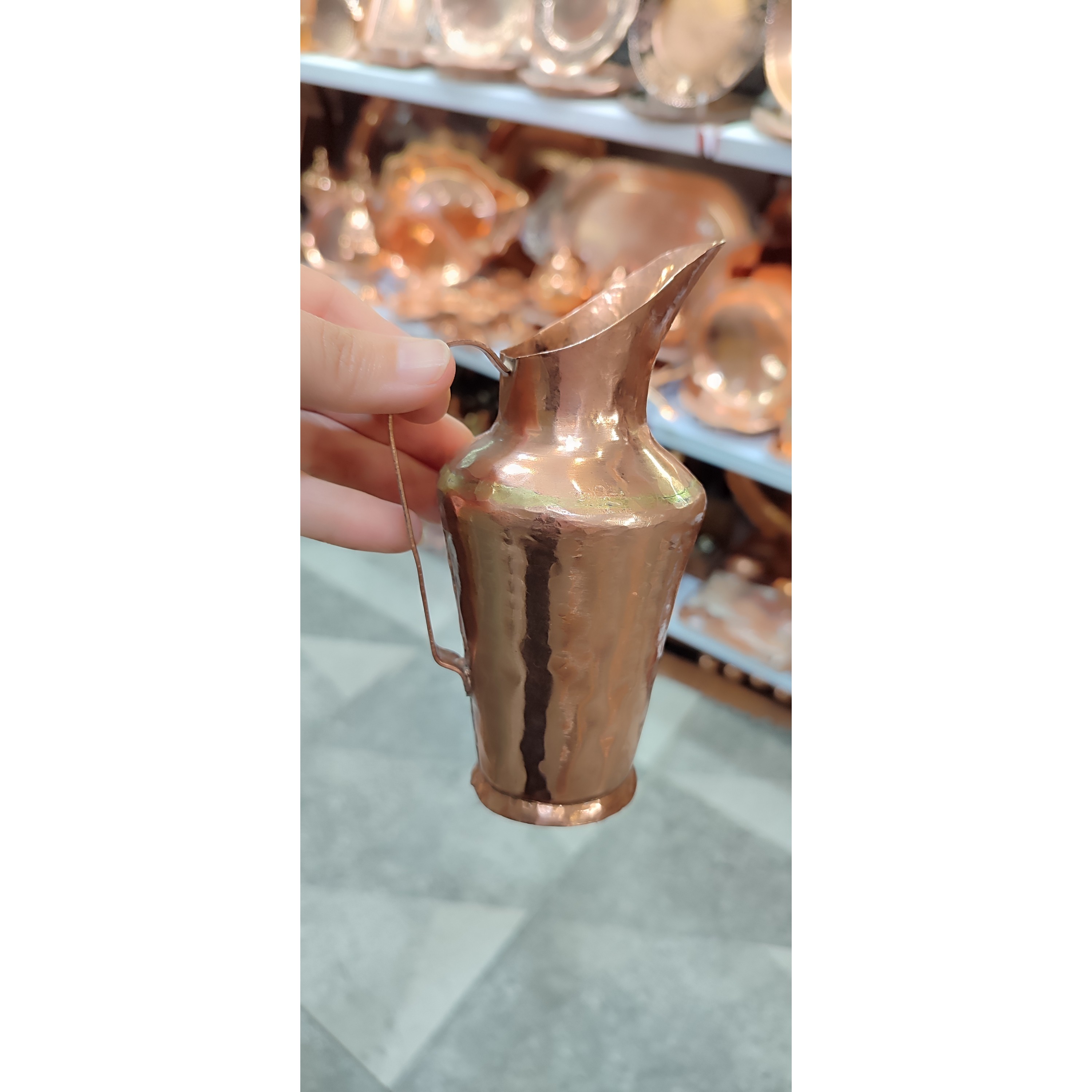 پارچ پاسماری کوچک مس
