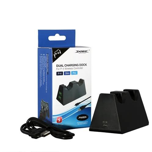 پایه شارژ دوتایی دسته PS4 برند DOBE جدید