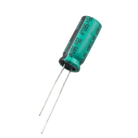 خازن الکترولیتی 560uF / 25V تایوانی مارک TAICONجدید