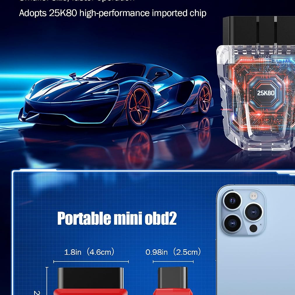 دیاگ خودرو OBD2 بلوتوث 5.4 jinzhoutekجدید