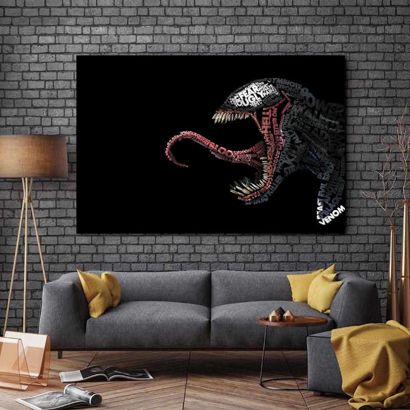 تابلو شاسی طرح سینما مدل Venom کد 490جدید