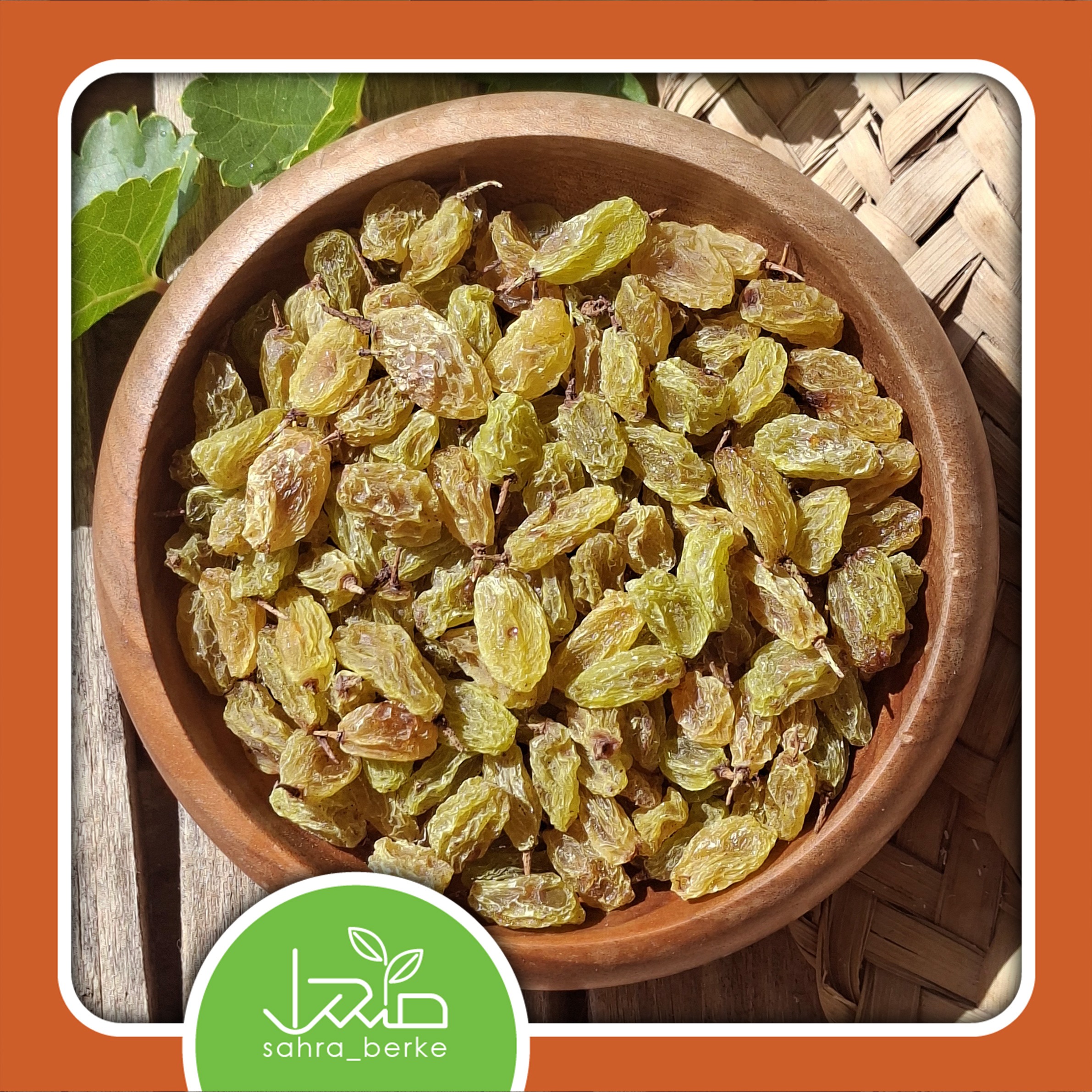 کشمش سبز درجه یک بی هسته(250گرمی)