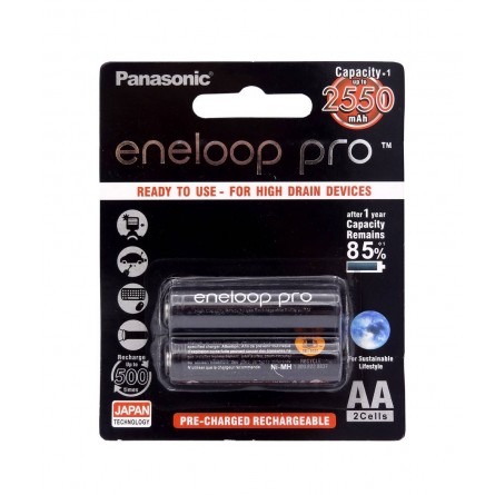 باتری قلمی قابل شارژ پاناسونیک مدل eneloop proجدید