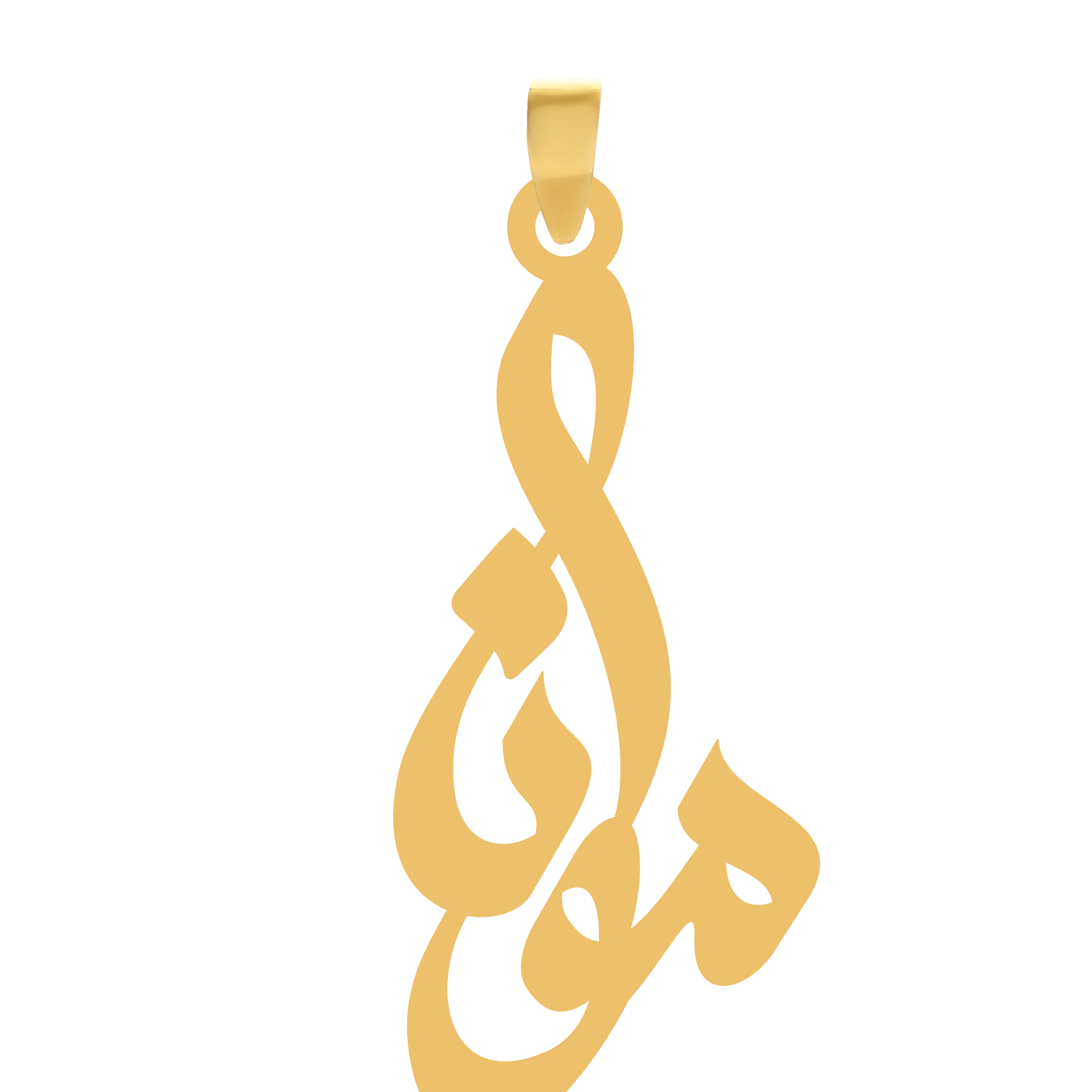 آویز طلا گالری طلای شکیل اسم موناجدید