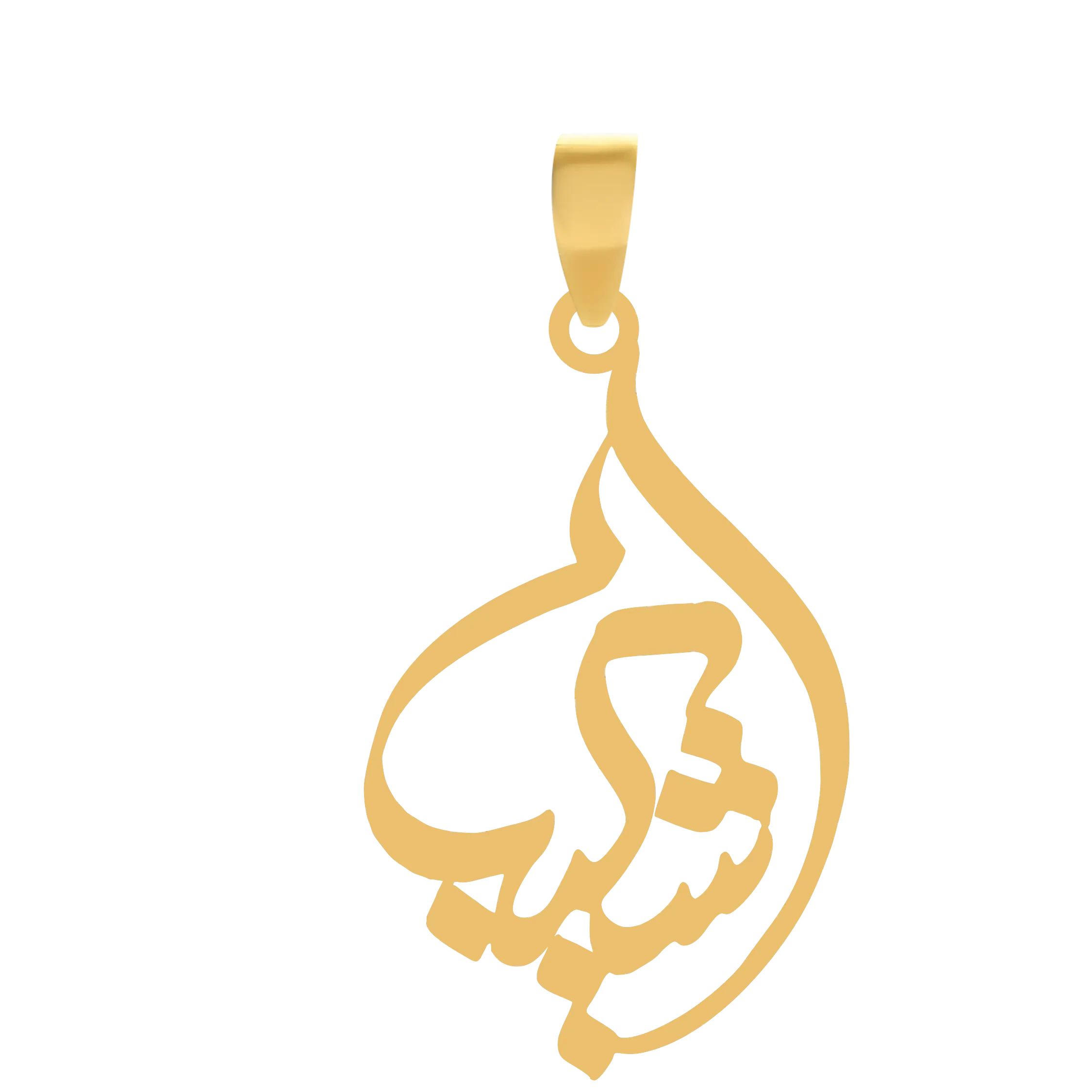 آویز طلا گالری طلای شکیل اسم شکیباجدید