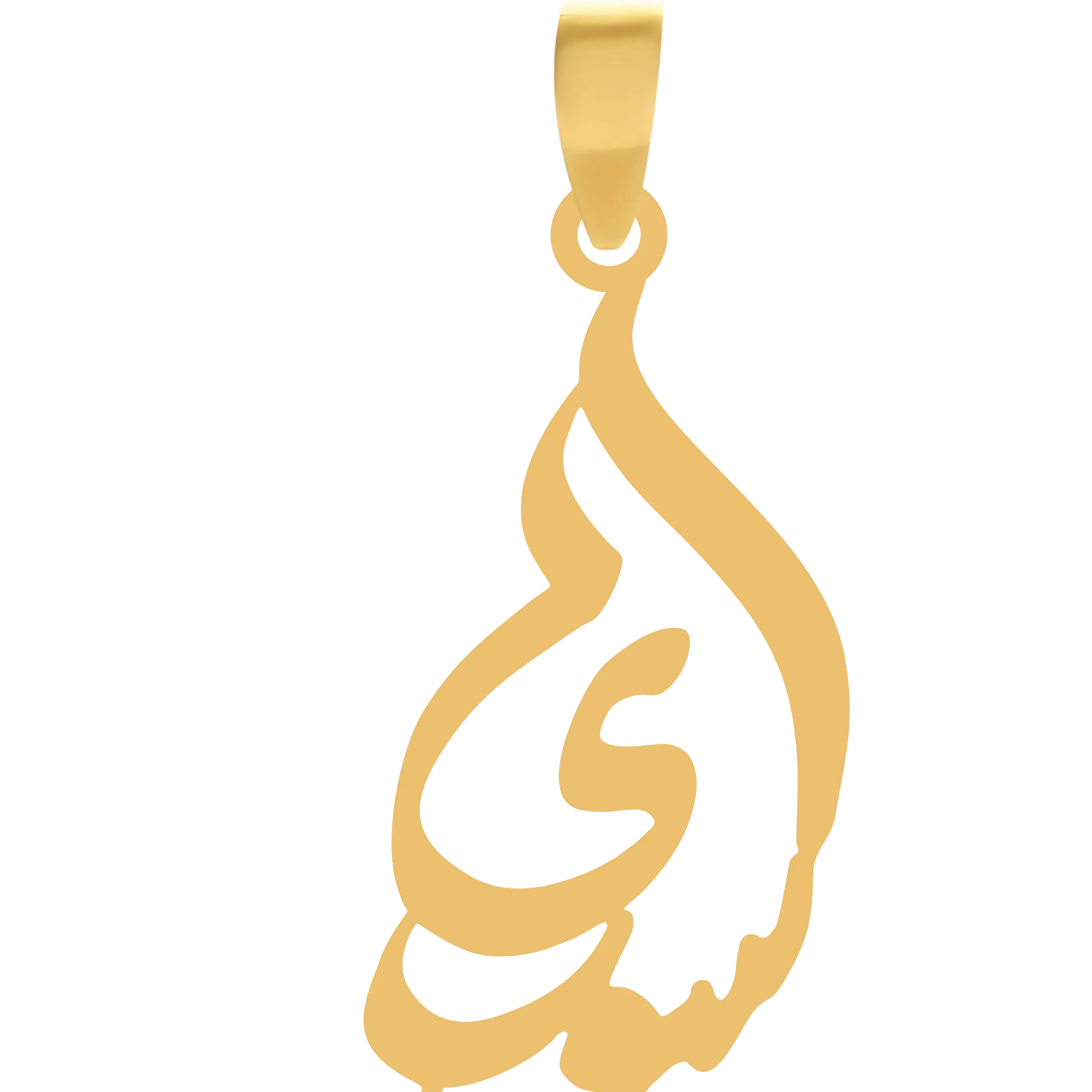 آویز طلا گالری طلای شکیل اسم سوریجدید