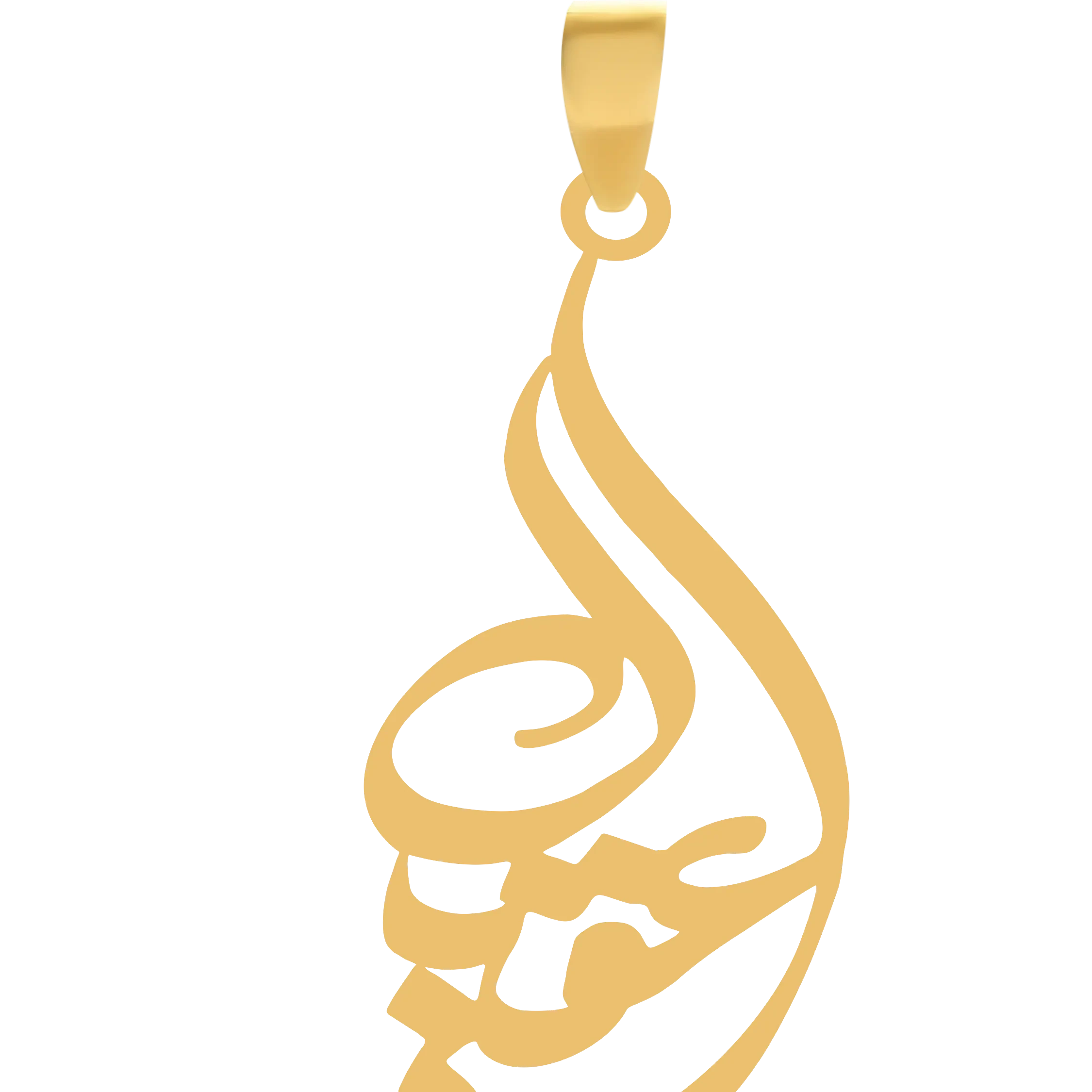 آویز طلا گالری طلای شکیل اسم عقیلجدید
