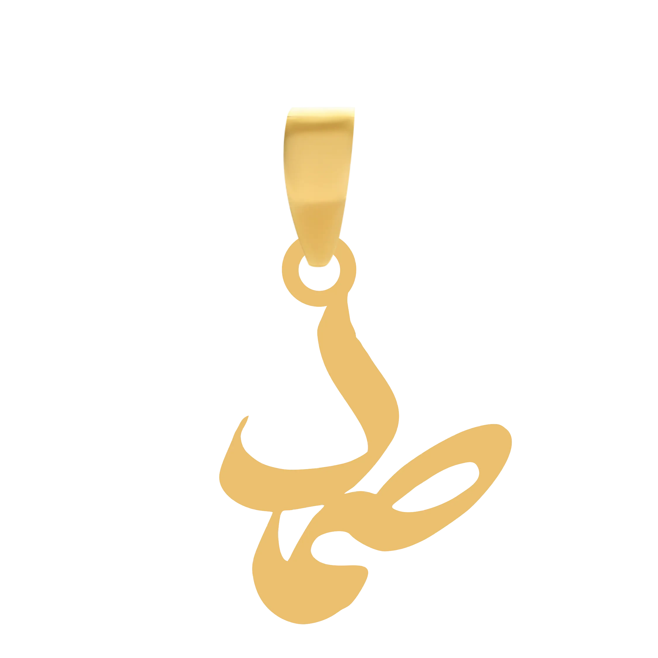آویز طلا گالری طلای شکیل اسم صمدجدید