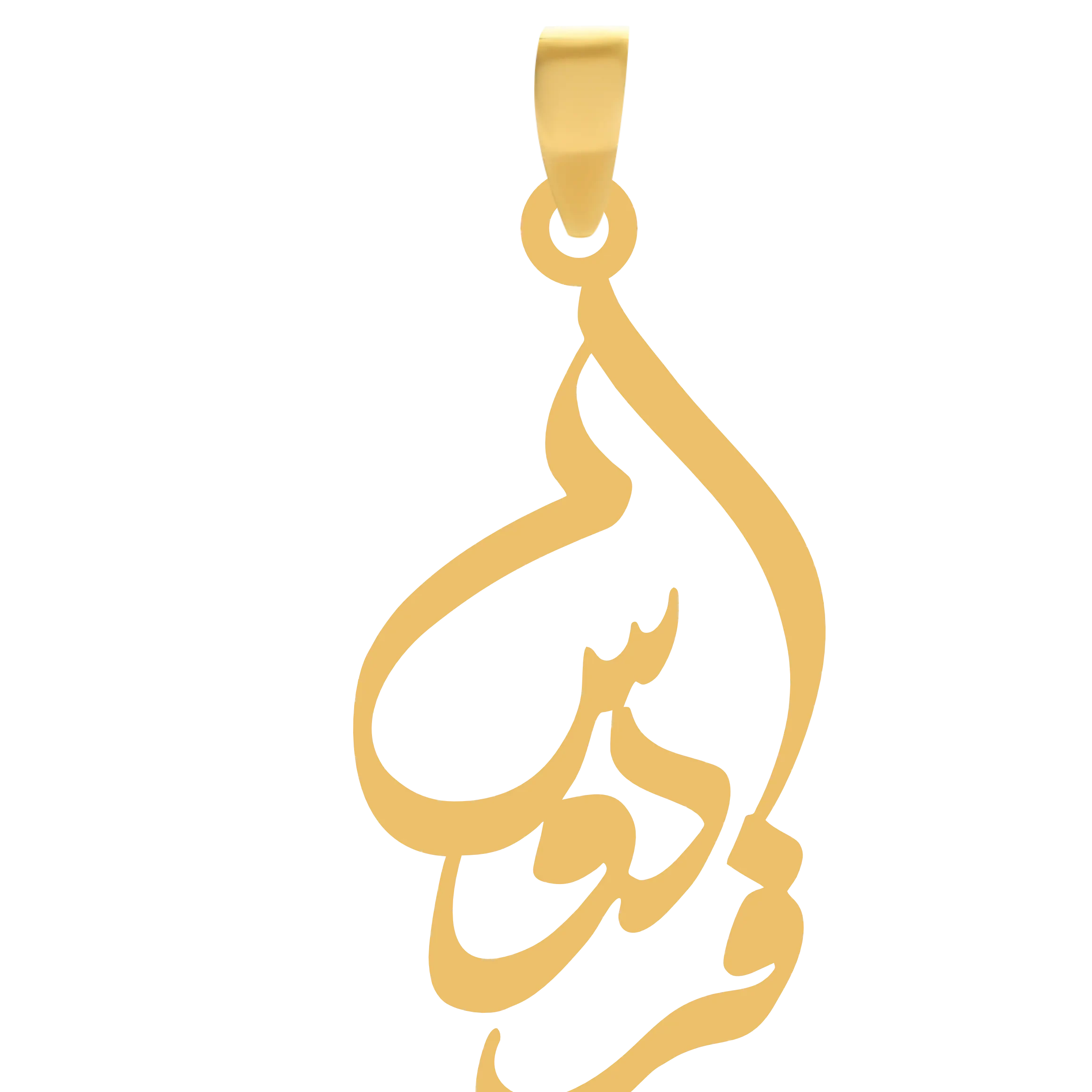 آویز طلا گالری طلای شکیل اسم فردوسجدید