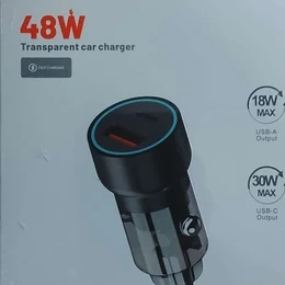 فندکی ماشین با کابل dekkin 48w- DK72