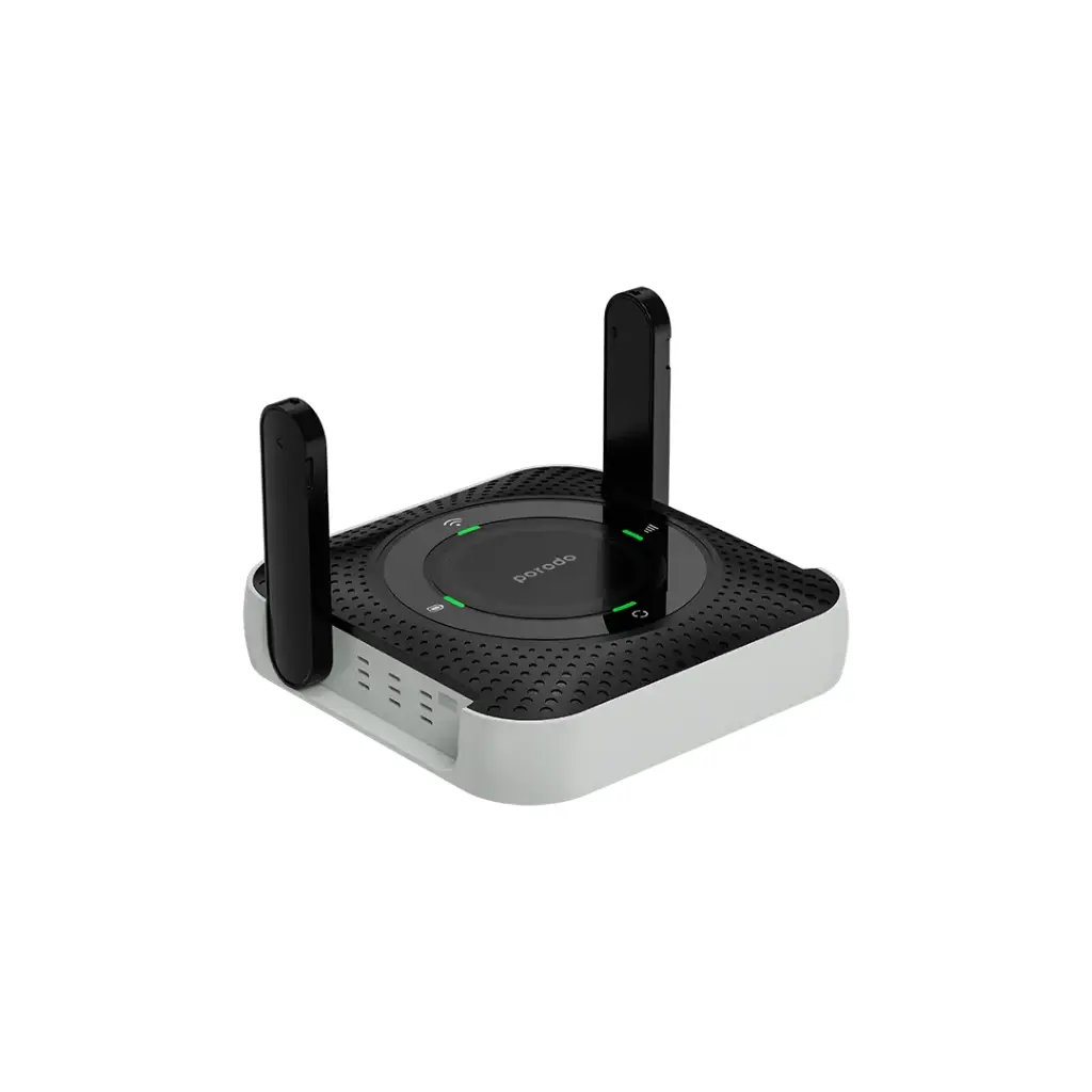 مودم قابل حمل 4G LTE پرودو مدل Porodo Home Outdoor Portable Router PD-4GCPMFجدید