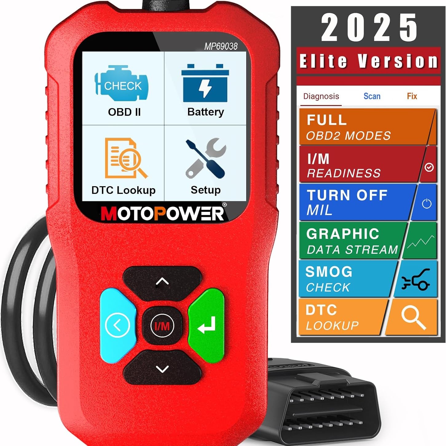 اسکنر دیاگ خودرو MOTOPOWER MP69038