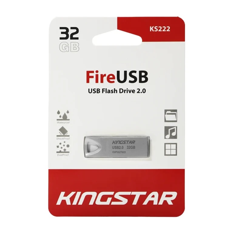 فلش مموری KINGSTAR مدل KS222 ظرفیت 32 گیگابایتجدید