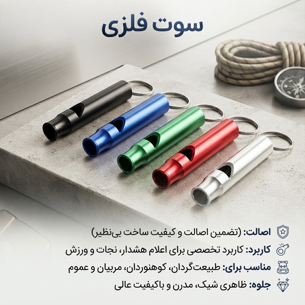 سوت فلزی رنگی باسلامجدید