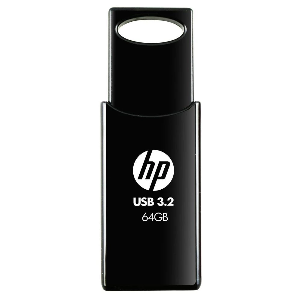 فلش مموری اچ پی مدل 712w USB3.2 Pen Drive 64GB مشکی