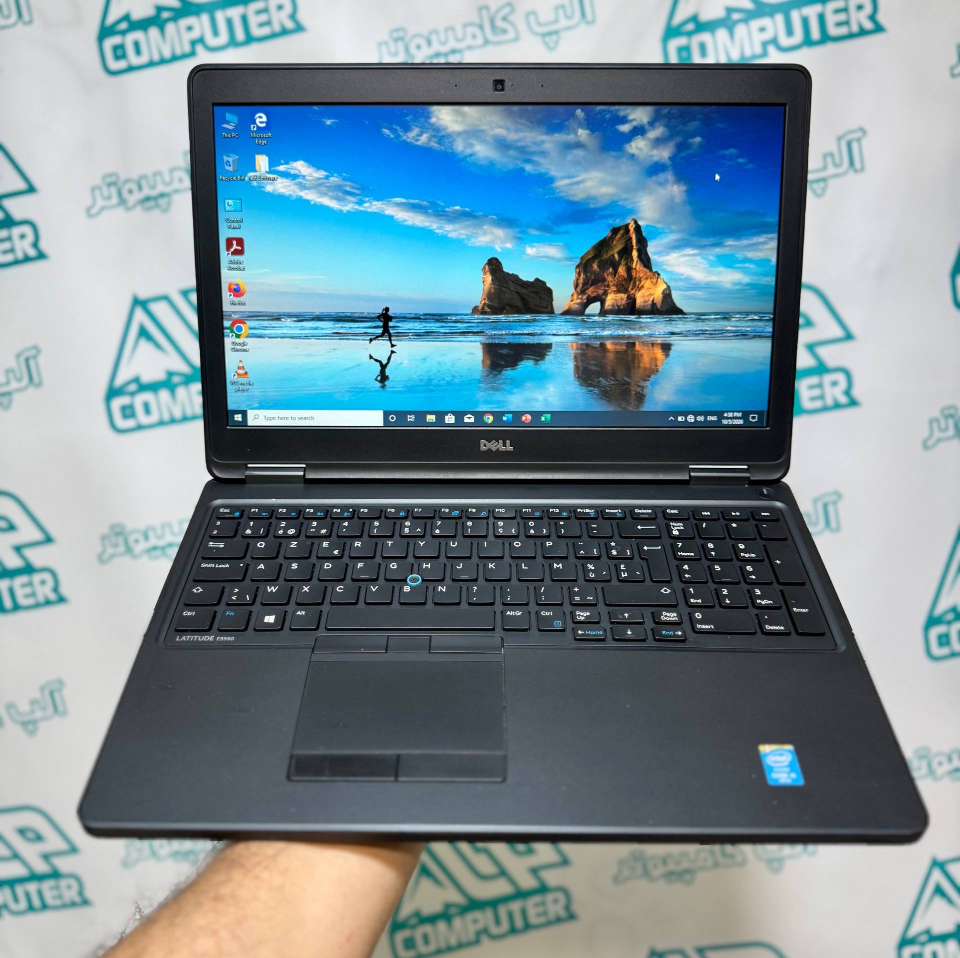 لپتاپ خوش قیمت حسابداری فول کیبورد Dell 5550جدید