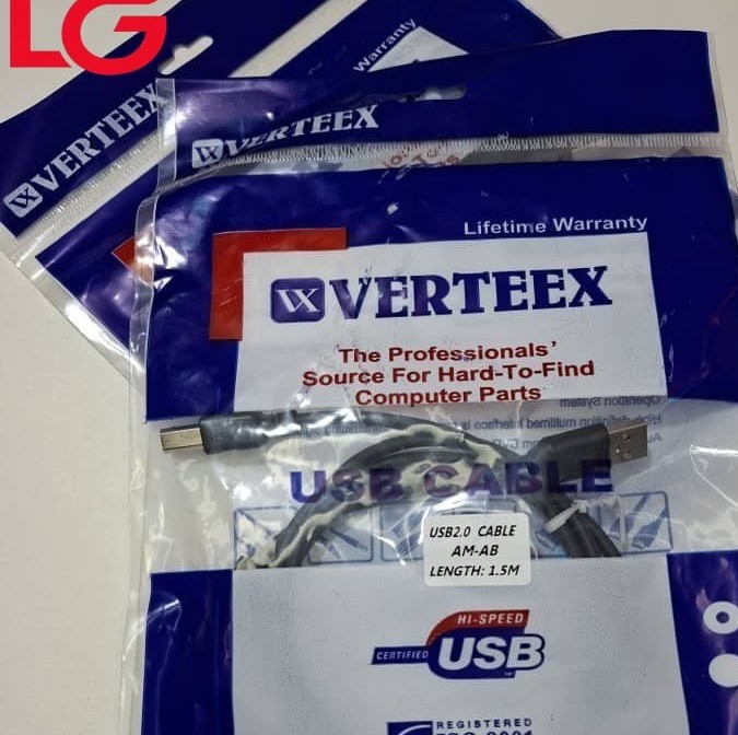 کابل USB پرینتر ورتکس مدل AM-AB طول 1.5 مترجدید