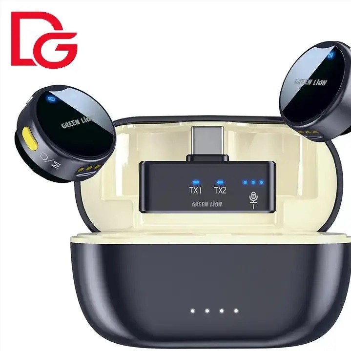 میکروفن تواید محتوای بیسیم Green Lion مدل GM-92Xجدید