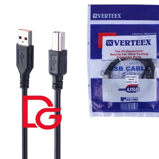 کابل USB پرینتر ورتکس مدل AM-AB طول 1.5 مترجدید