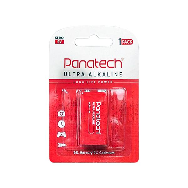 باتری کتابی اولترا آلکالاین پاناتک (Panatech) مدل 6LR61 - ولتاژ ۹ ولتجدید