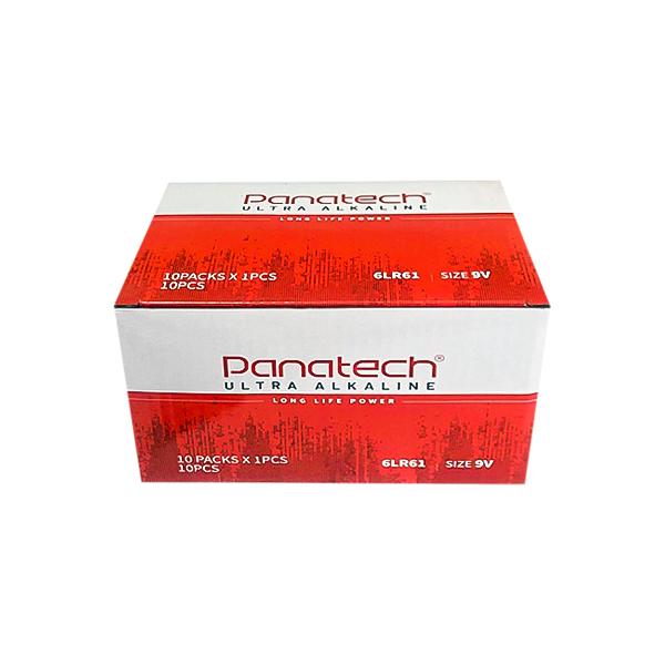 باتری کتابی اولترا آلکالاین پاناتک (Panatech) مدل 6LR61 - ولتاژ ۹ ولتجدید