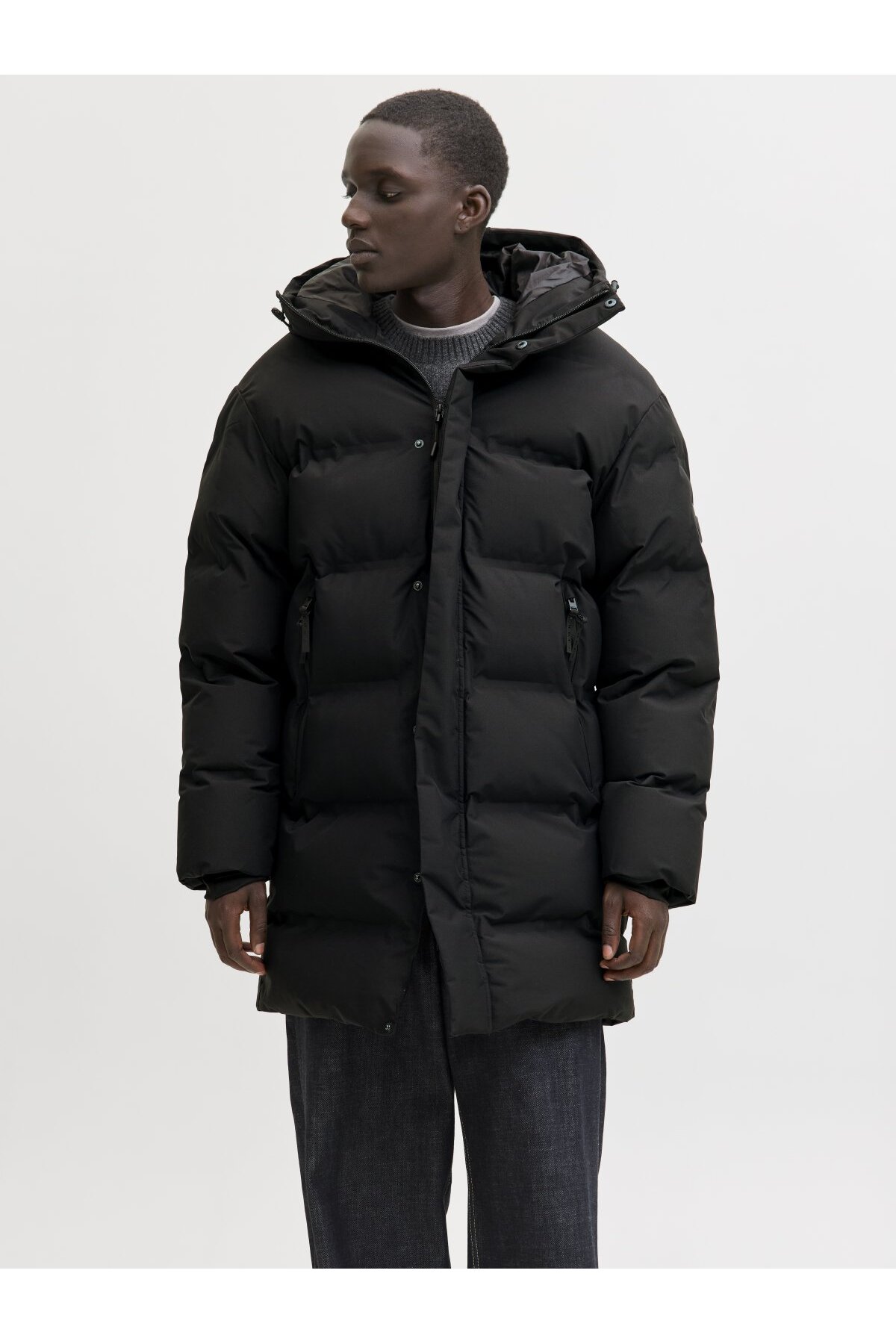 کاپشن مردانه مشکی جک اند جونزJack &amp; Jones | TYCACD44E92C05E758B366C00 اورجینال