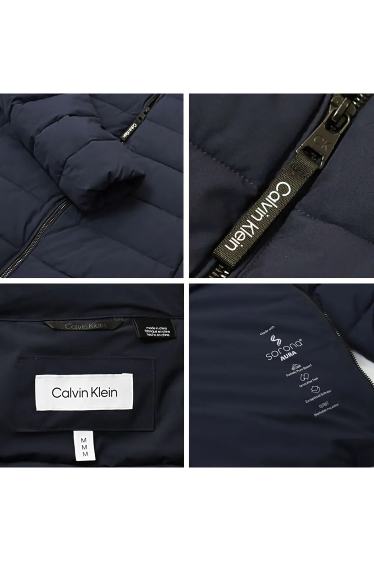 کاپشن مردانه آبی سرمه ای کلوین کلاین | CM355297/TRUE NAVY اورجینالجدید